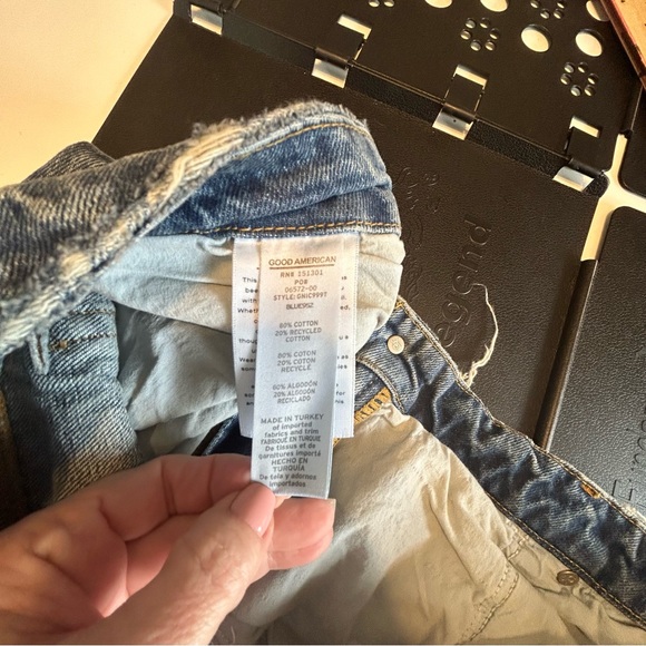 NWT Good American 90s Icon Denim Straight Leg High Rise Size 16 - Picture 16 of 16